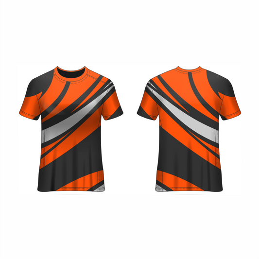 Next Print Customised All Over Printed Round Neck  T-Shirt NP0000S696