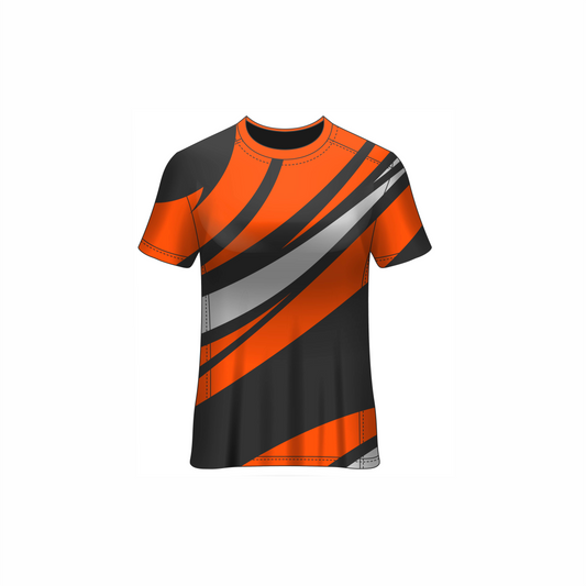 Next Print Customised All Over Printed Round Neck  T-Shirt NP0000S696