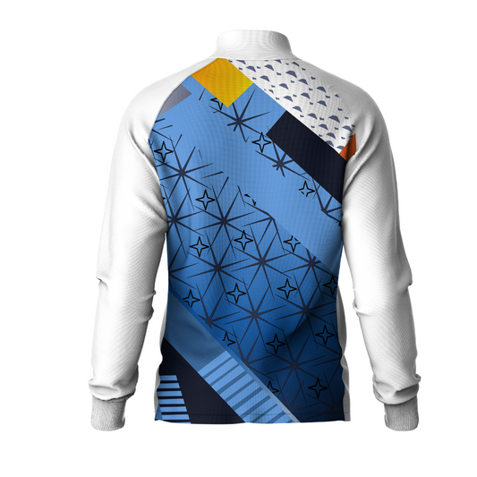 Next Print Printed White Jacket.