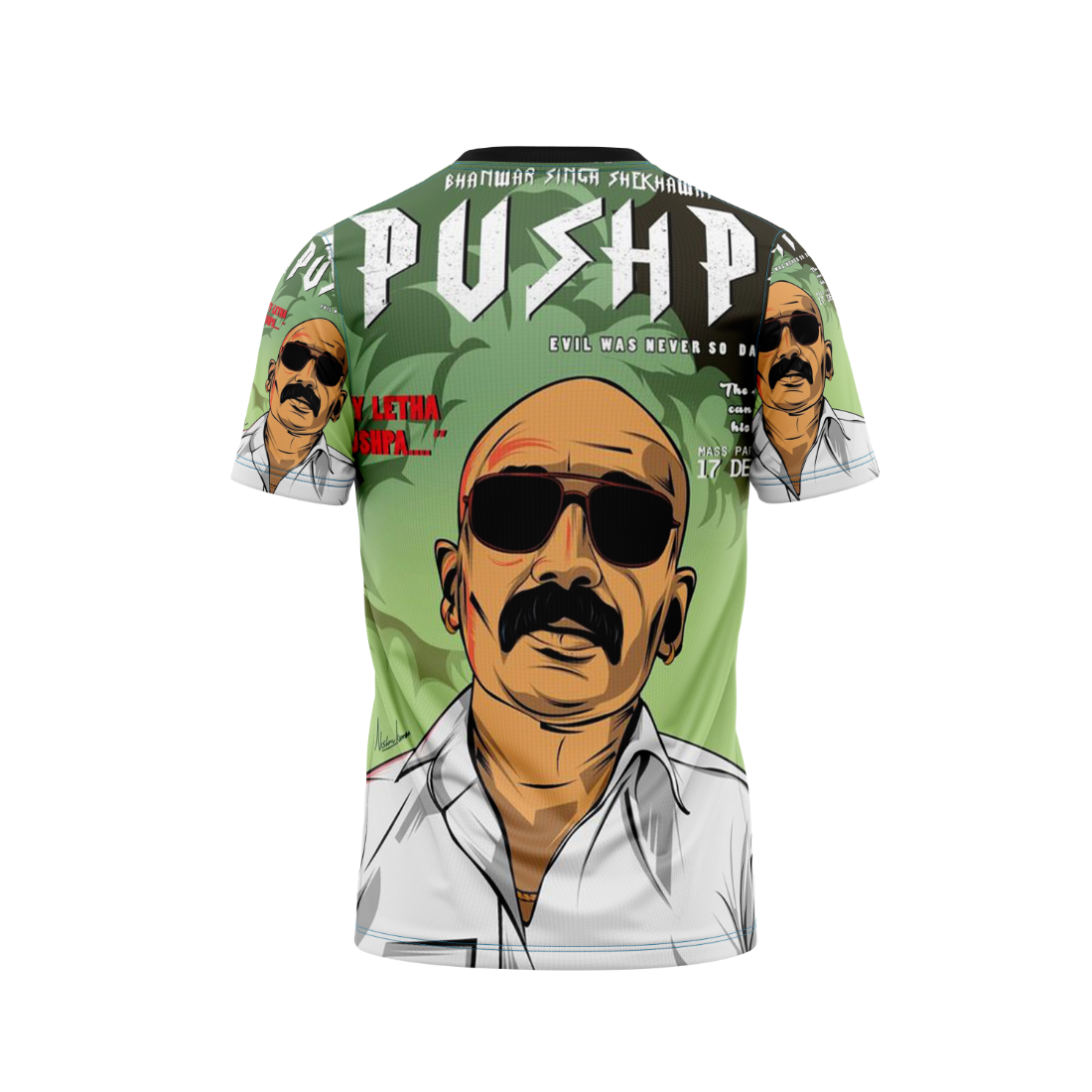 Next Print Allu Arjun Pushpa  Printed T-Shirt.