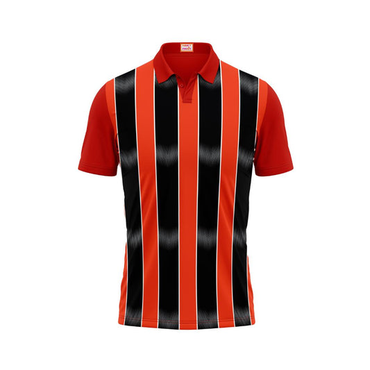 Next Print Customized Polo Neck Red Jersey NPTS35