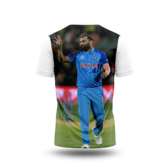 Mohammed Shami Photo Printed T-Shirt.