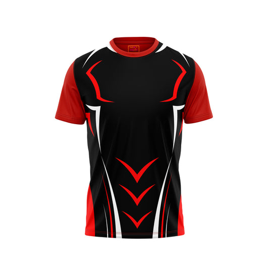 Red Round Neck Half Sleeve Tshirt NextprintrE117