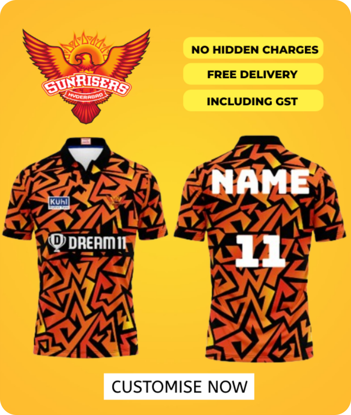 HYDERABAD JERSEY'S
