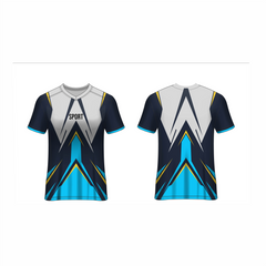 Next Print Customised All Over Printed V Neck  T-Shirt NP0000S702