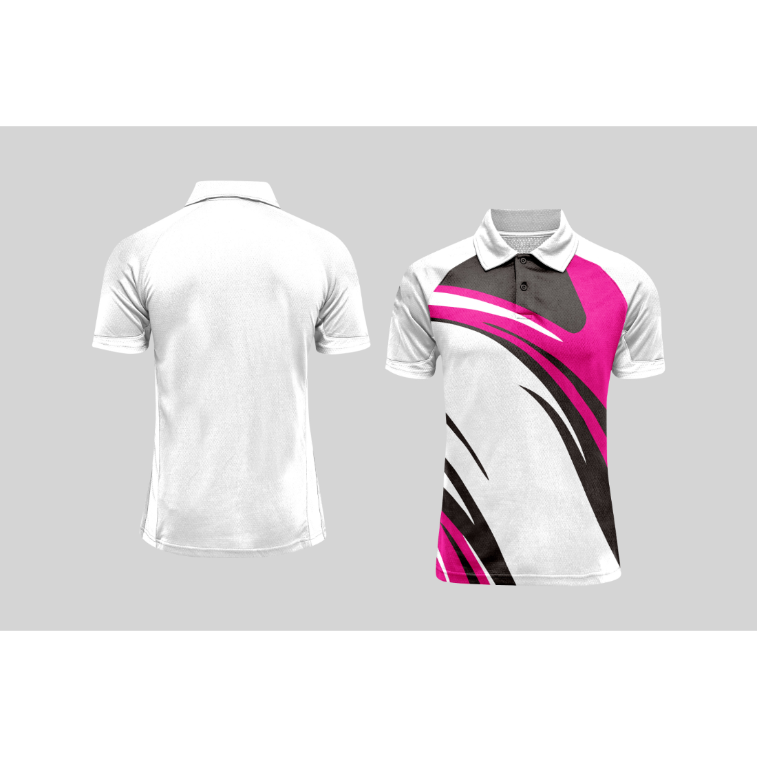 Next Print Cricket Polo Half White Customized Jersey NPCWH00A305