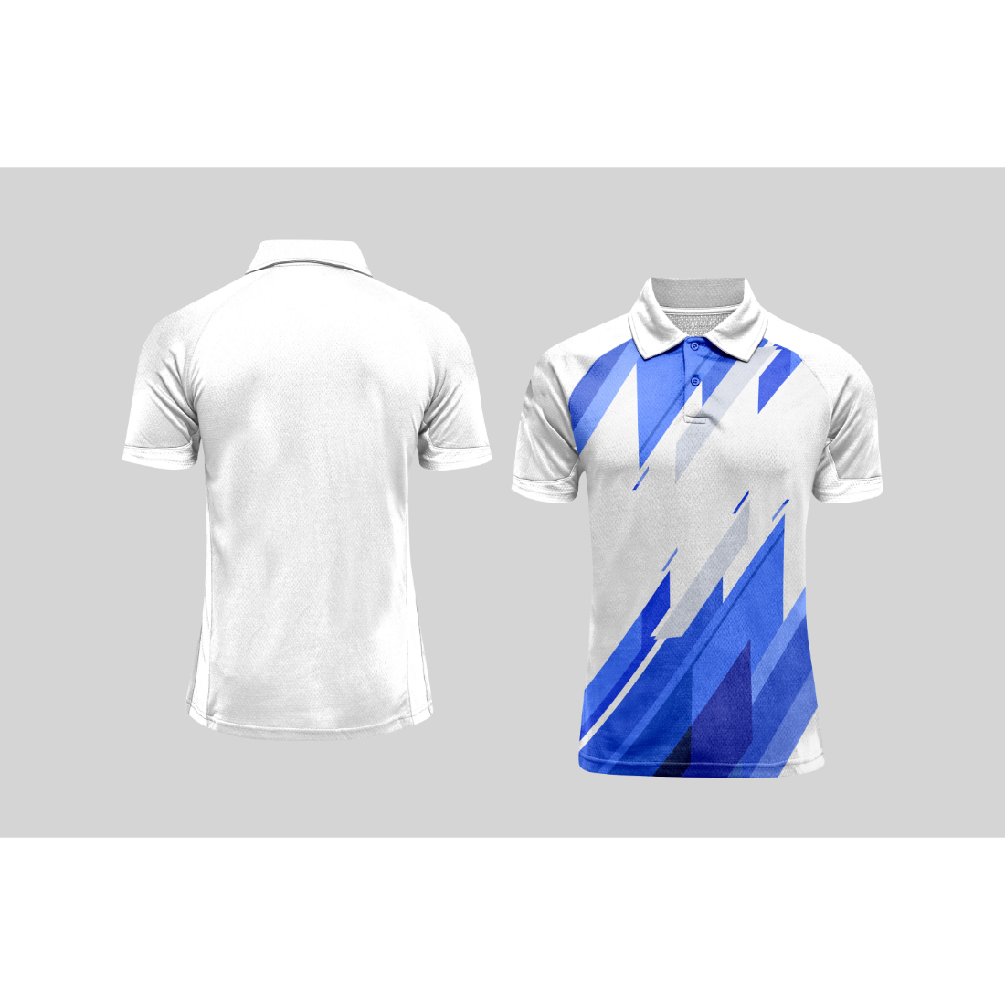 Next Print Cricket Polo Half White Customized Jersey NPCWH00A306