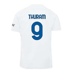 Next Print  Thuram Jersey 9 Number Italian Milan Jersey Club Team New Football Jerseys Club Men's Away