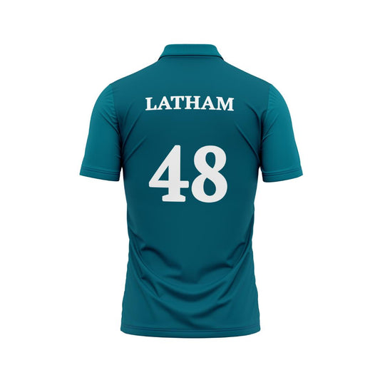 Next Print 2024 Newzeland Worldcup Latham Printed Polo Neck Jersey