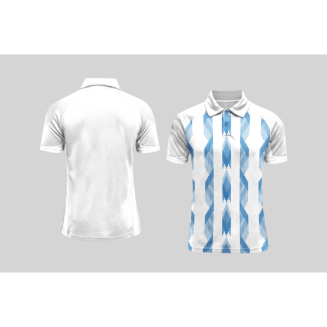 Next Print Cricket Polo Half White Customized Jersey NPCWH00A316
