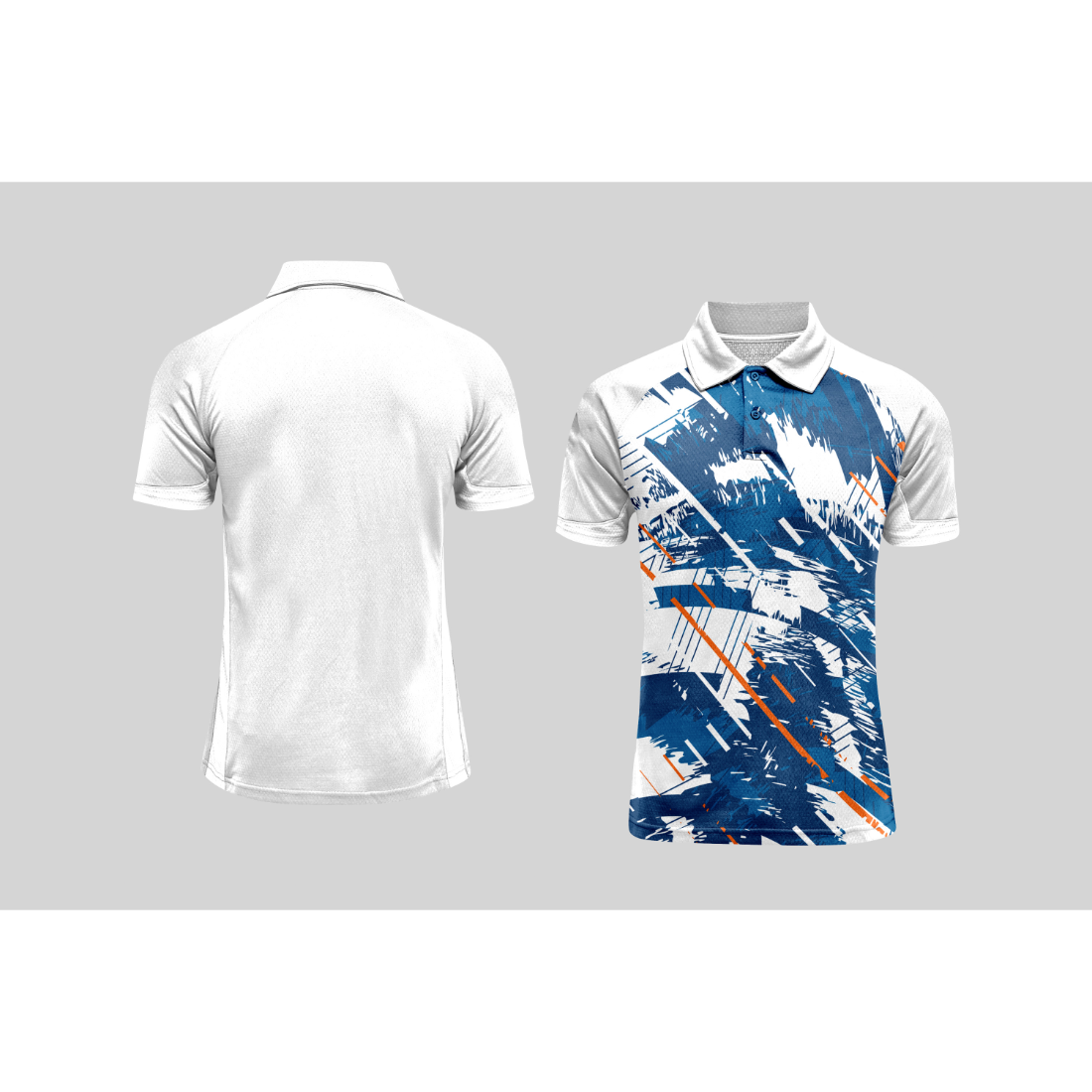 Next Print Cricket Polo Half White Customized Jersey NPCWH00A319