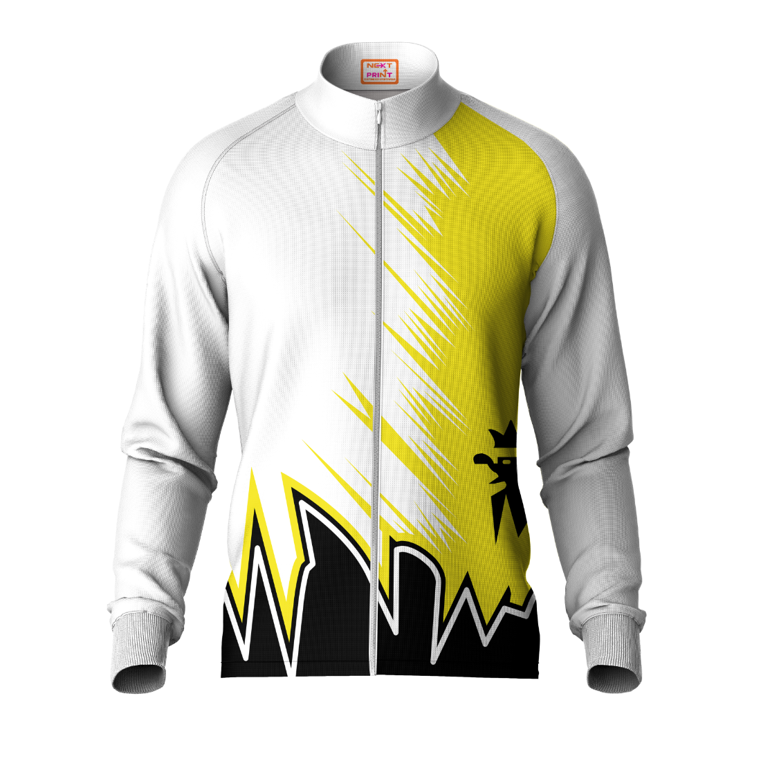 Next Print Printed White Jacket.