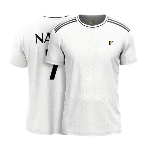 Next Print 2024 Personalized Home Football Jersey | Custom Name & Number Teamwear Shirt | Lightweight Dry-Fit Fan Sports Top Men Women Kids | Group Event Gifting Athletic Kit India