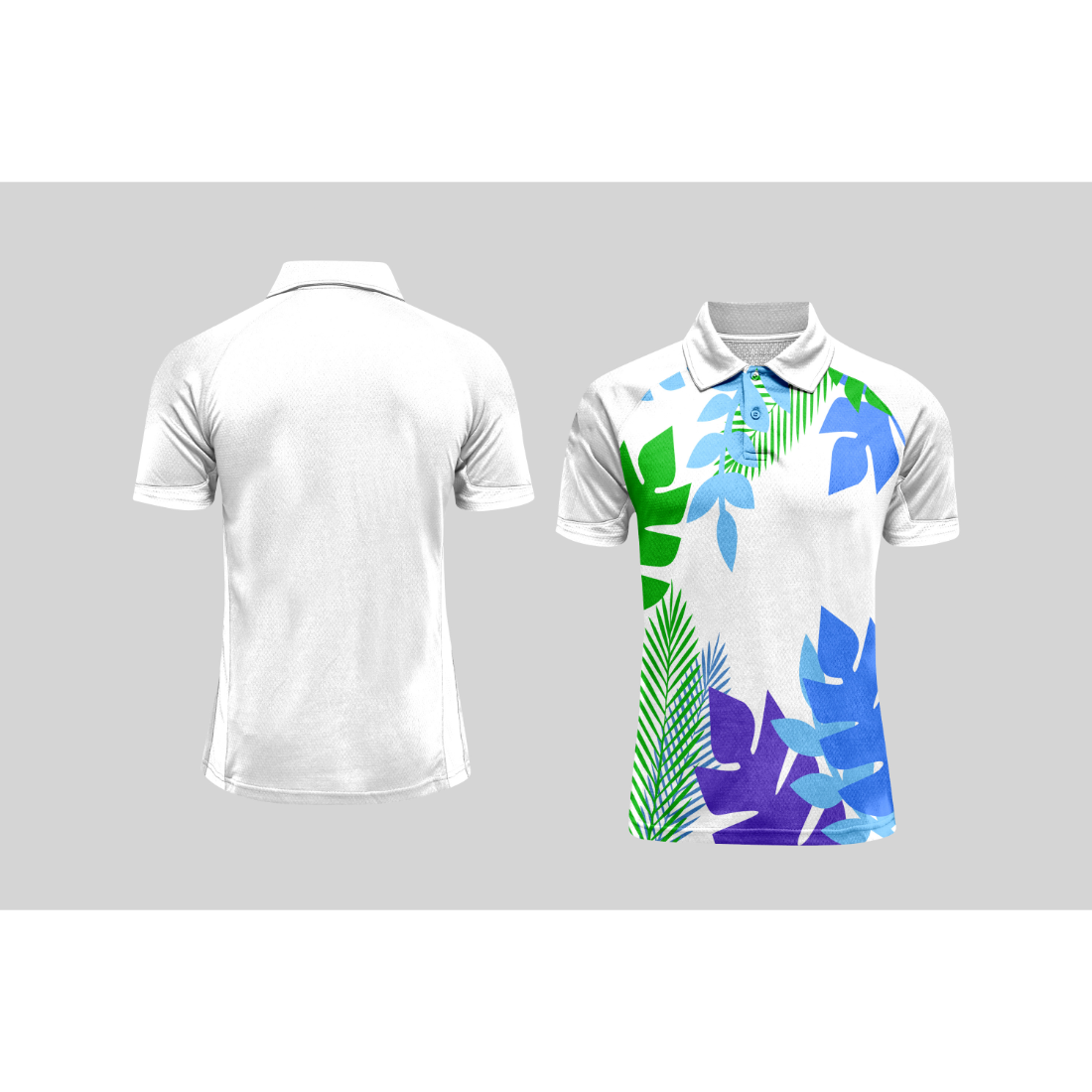 Next Print Cricket Polo Half White Customized Jersey NPCWH00A324