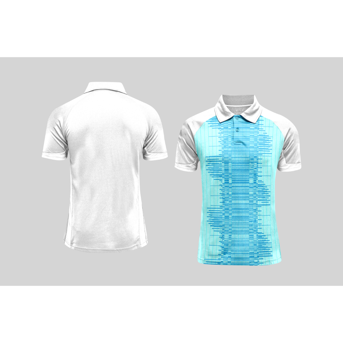 Next Print Cricket Polo Half White Customized Jersey NPCWH00A326
