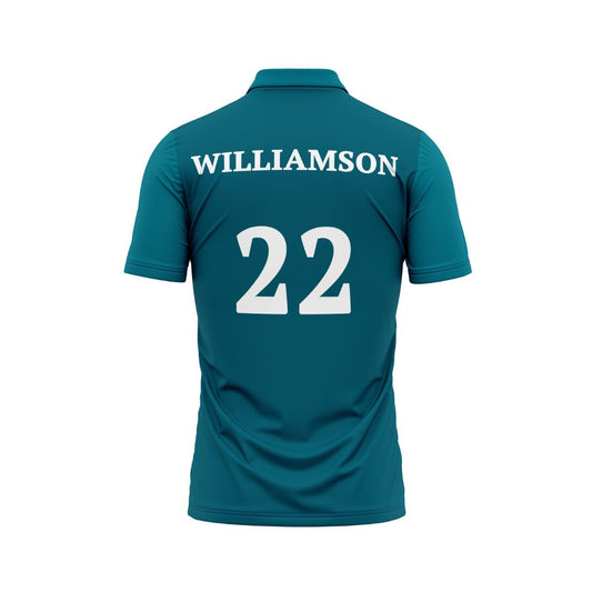 Next Print 2024 Newzeland Worldcup Williamson Printed Polo Neck Jersey