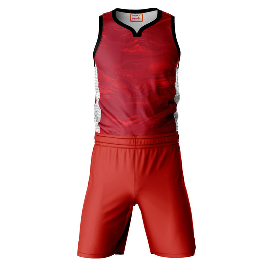 Red Basketball Jaesey With Shorts Nextprintr355