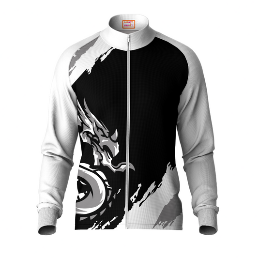Next Print Printed White Jacket.