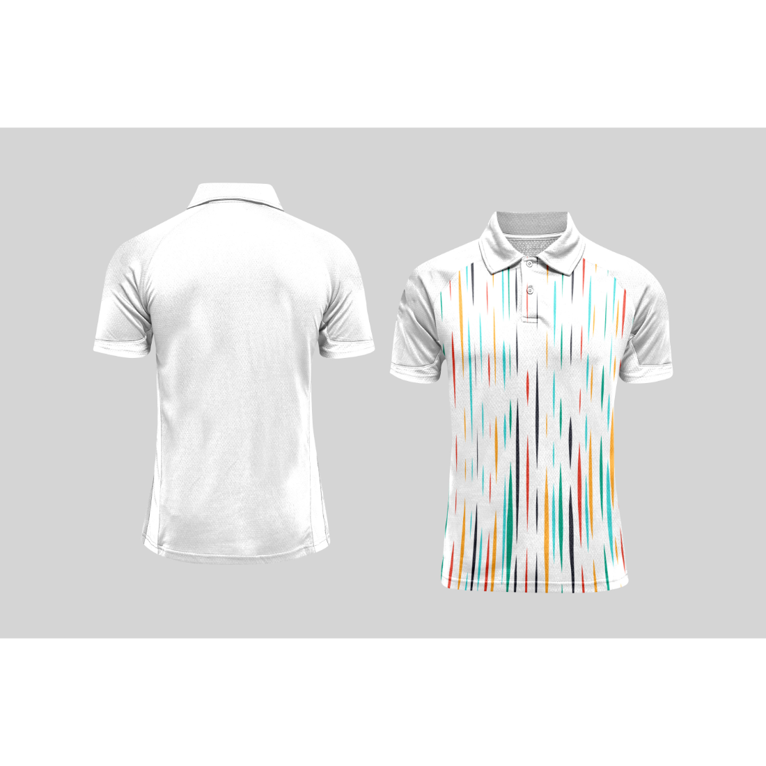 Next Print Cricket Polo Half White Customized Jersey NPCWH00A337