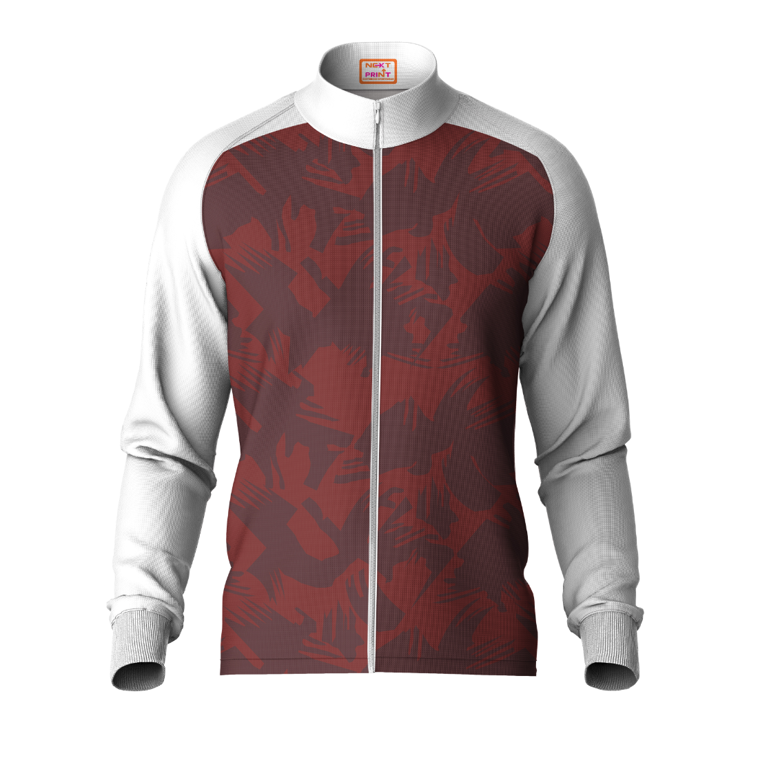 Next Print Printed White Jacket.