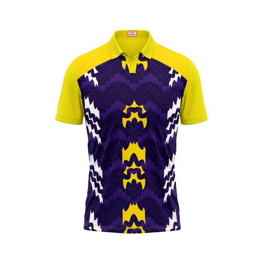 Next Print Customised Polo Neck Yellow Jersey NPTS26