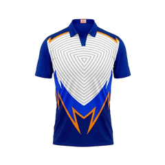 Next Print Customized Polo Neck Royal Blue Jersey NPTS10