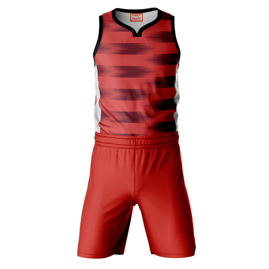 Red Basketball Jaesey With Shorts Nextprintr366