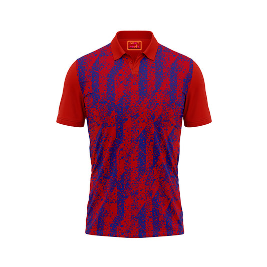 Red Polo Neck Half Sleeve T Shirt NextprintrN155