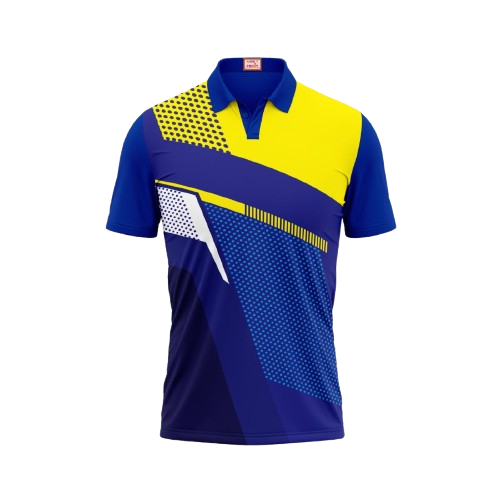Next Print Customized Polo Neck Royal Blue Jersey NPTS19