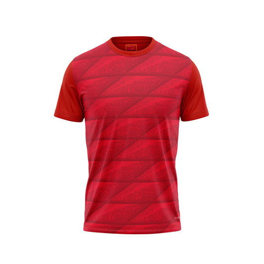 Red Round Neck Half Sleeve Tshirt Nextprintr387