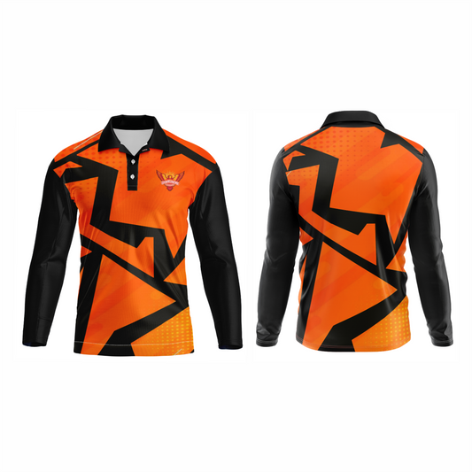 Next Print Ipl Hyderabad Printed Polo Collar full sleeves Jersey