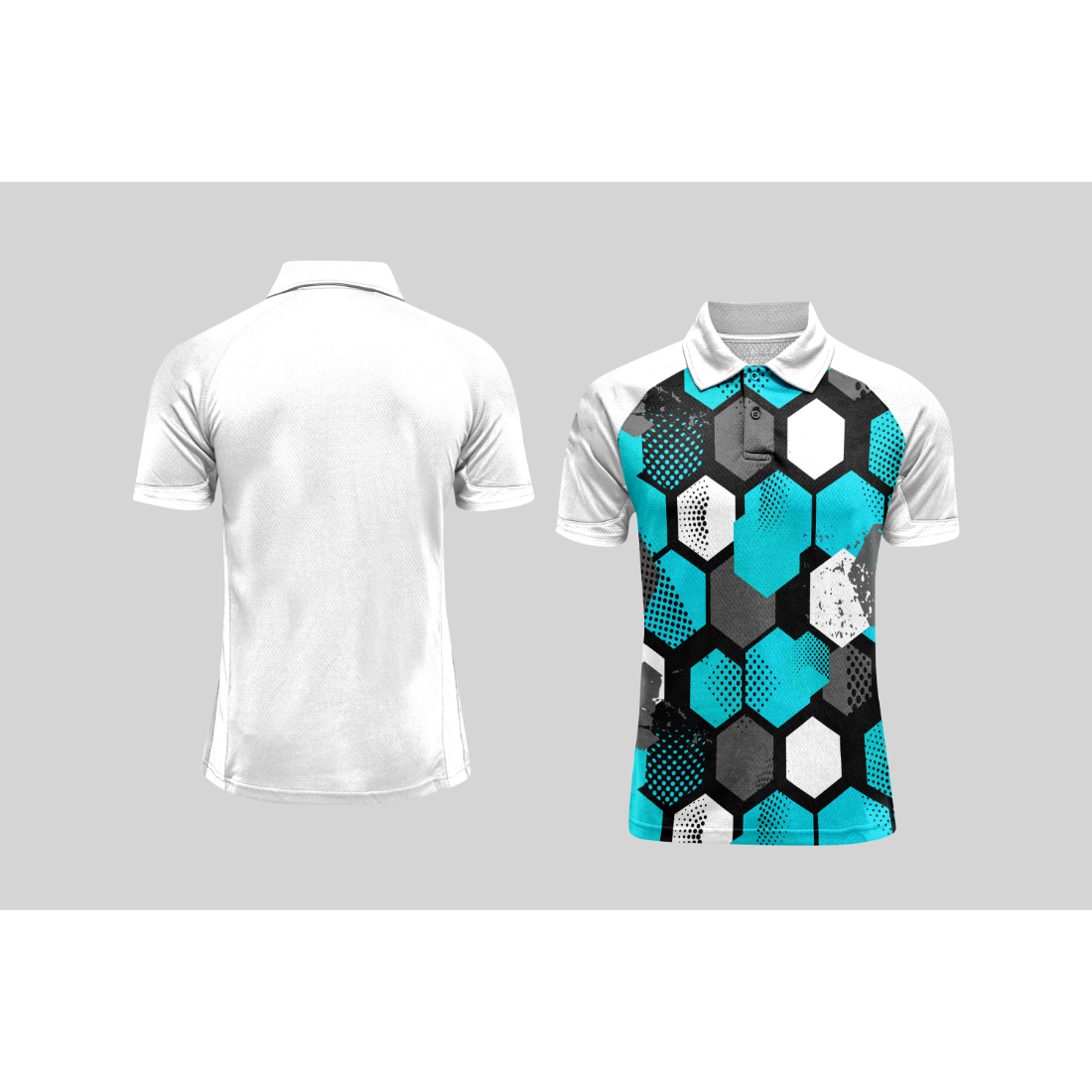 Next Print Cricket Polo Half White Customized Jersey NPCWH00A361