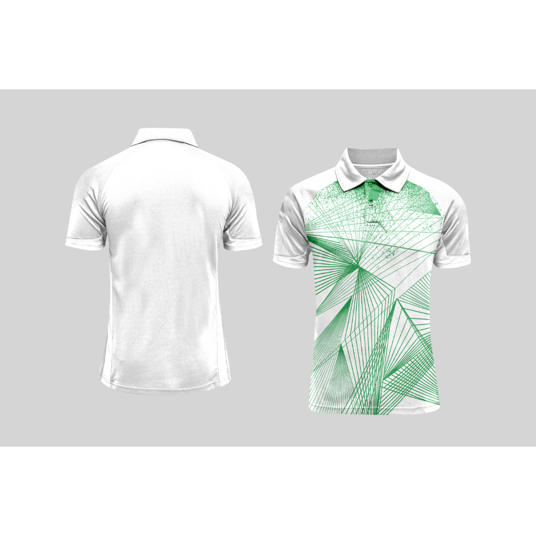 Next Print Cricket Polo Half White Customized Jersey NPCWH00A369