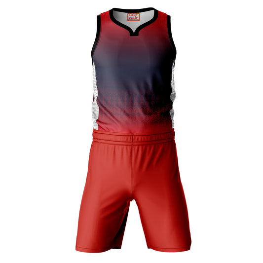 Red Basketball Jaesey With Shorts Nextprintr388