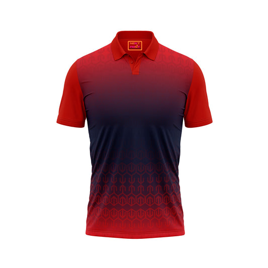 Red Polo Neck Half Sleeve T Shirt Nextprintr388