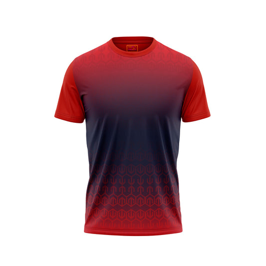 Red Round Neck Half Sleeve Tshirt Nextprintr388