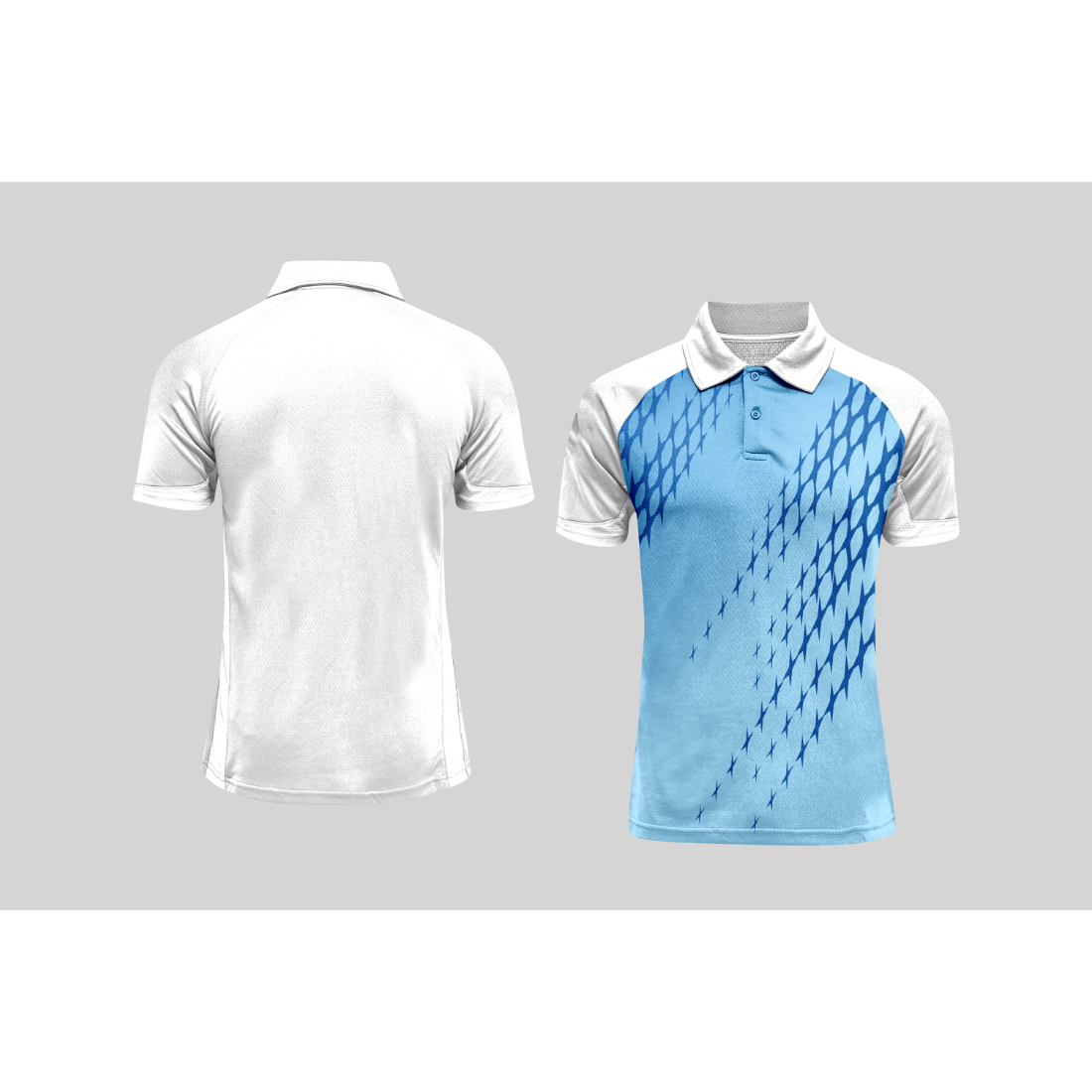Next Print Cricket Polo Half White Customized Jersey NPCWH00A373