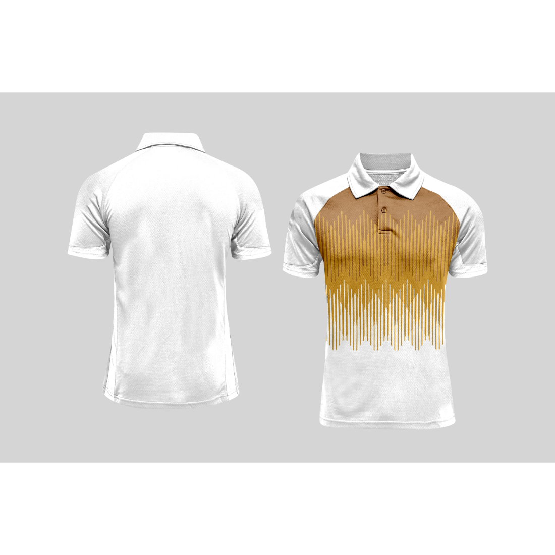 Next Print Cricket Polo Half White Customized Jersey NPCWH00A378