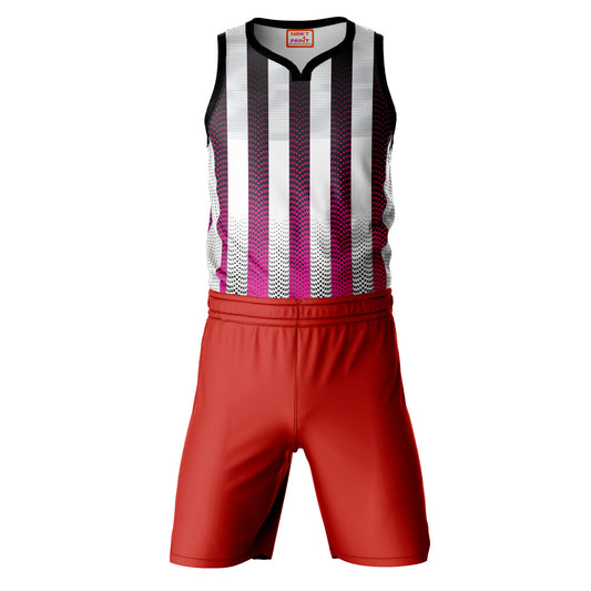 Red Basketball Jaesey With Shorts Nextprintr390