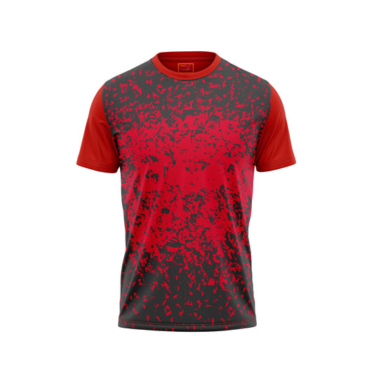 Red Round Neck Half Sleeve Tshirt NextprintrN166