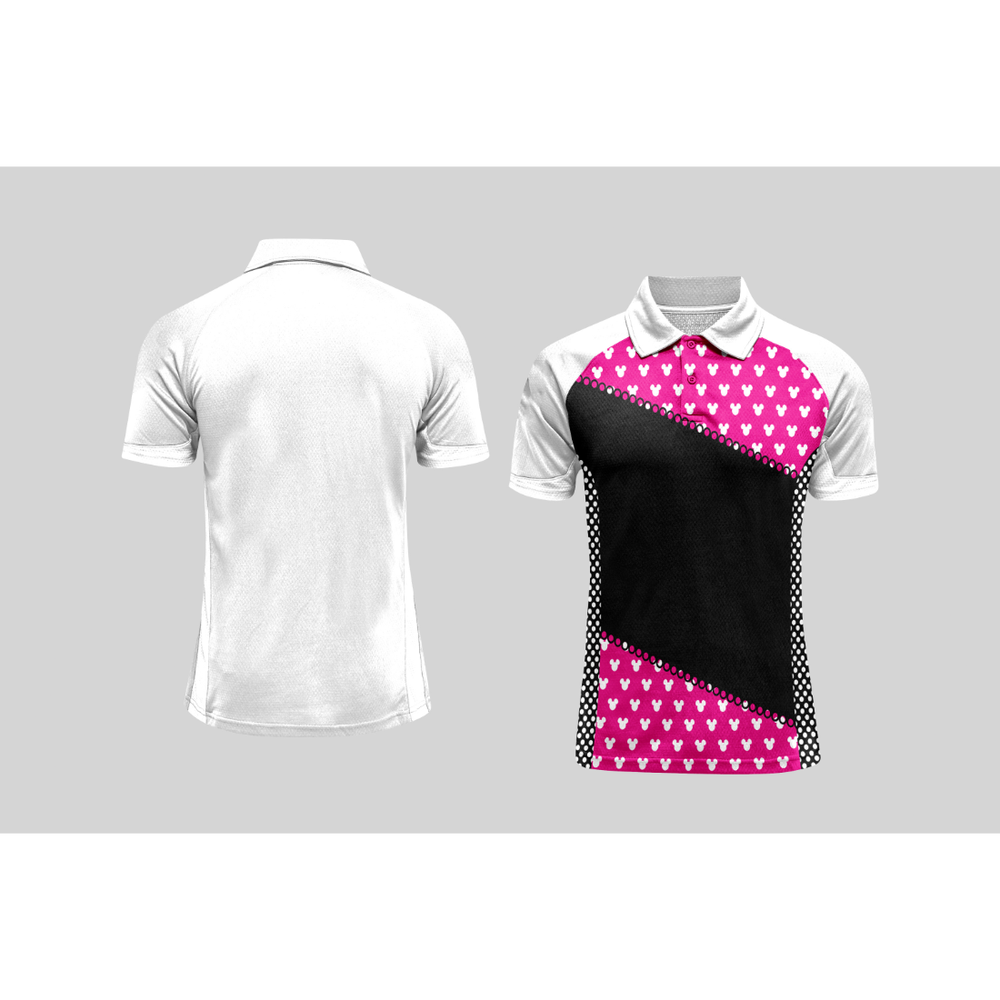 Next Print Cricket Polo Half White Customized Jersey NPCWH00A389