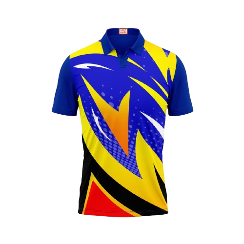 Next Print Customized Polo Neck Royal Blue Jersey NPTS23