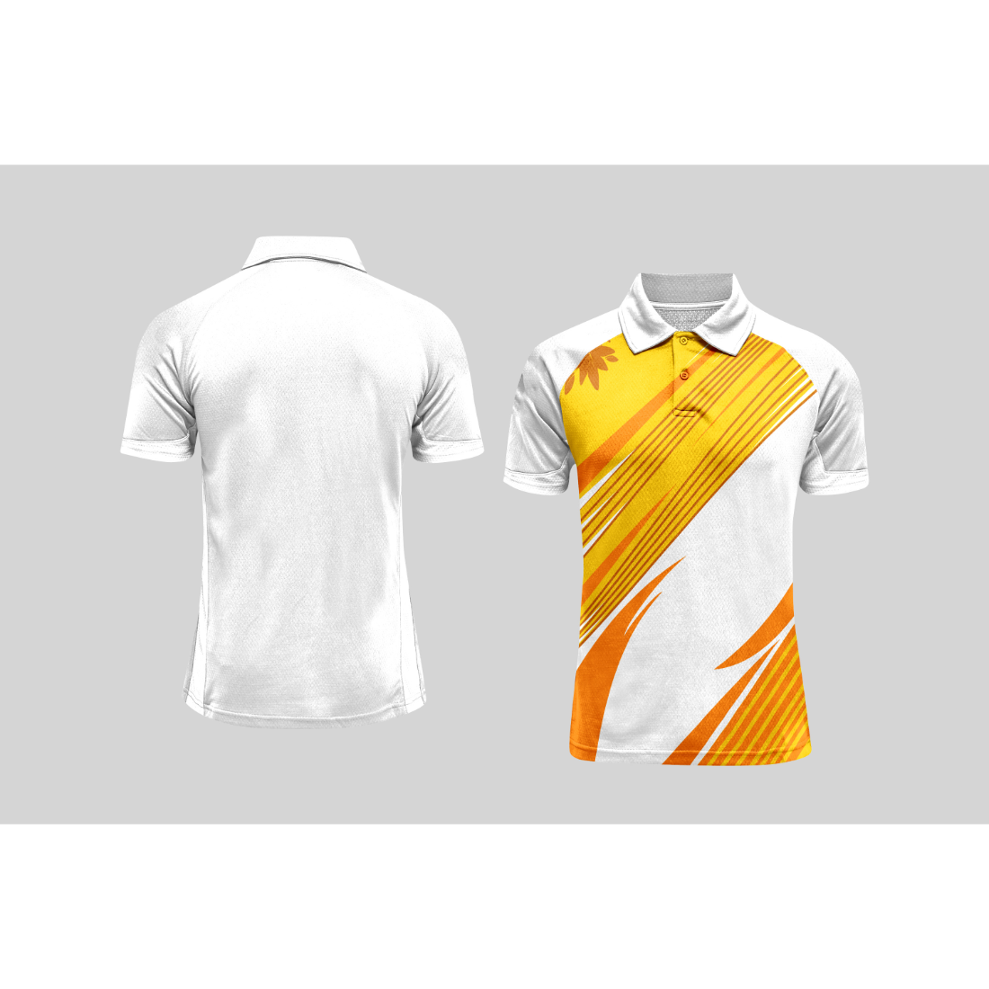 Next Print Cricket Polo Half White Customized Jersey NPCWH00A394