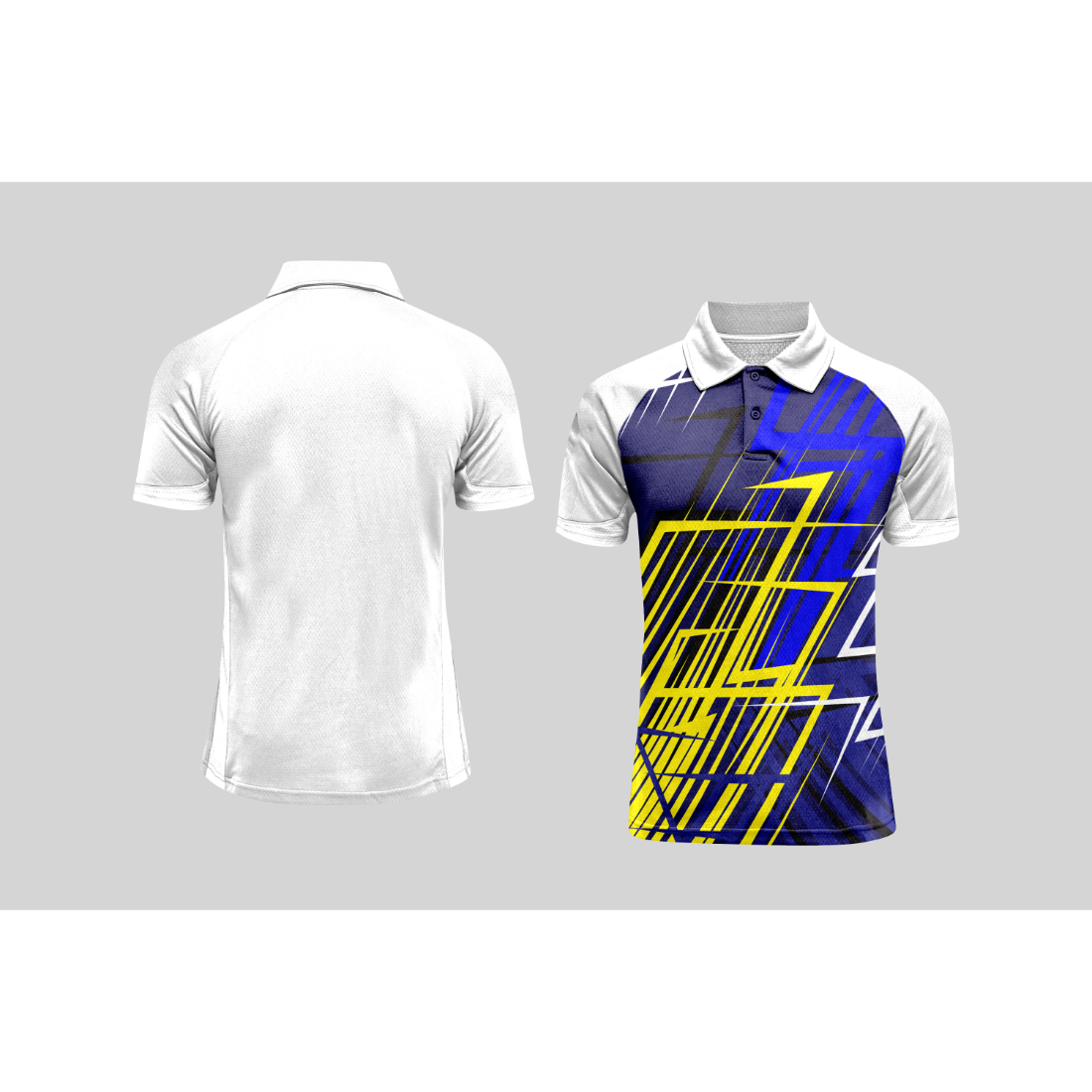 Next Print Cricket Polo Half White Customized Jersey NPCWH00A397