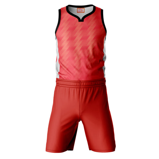 Red Basketball Jaesey With Shorts Nextprintr41