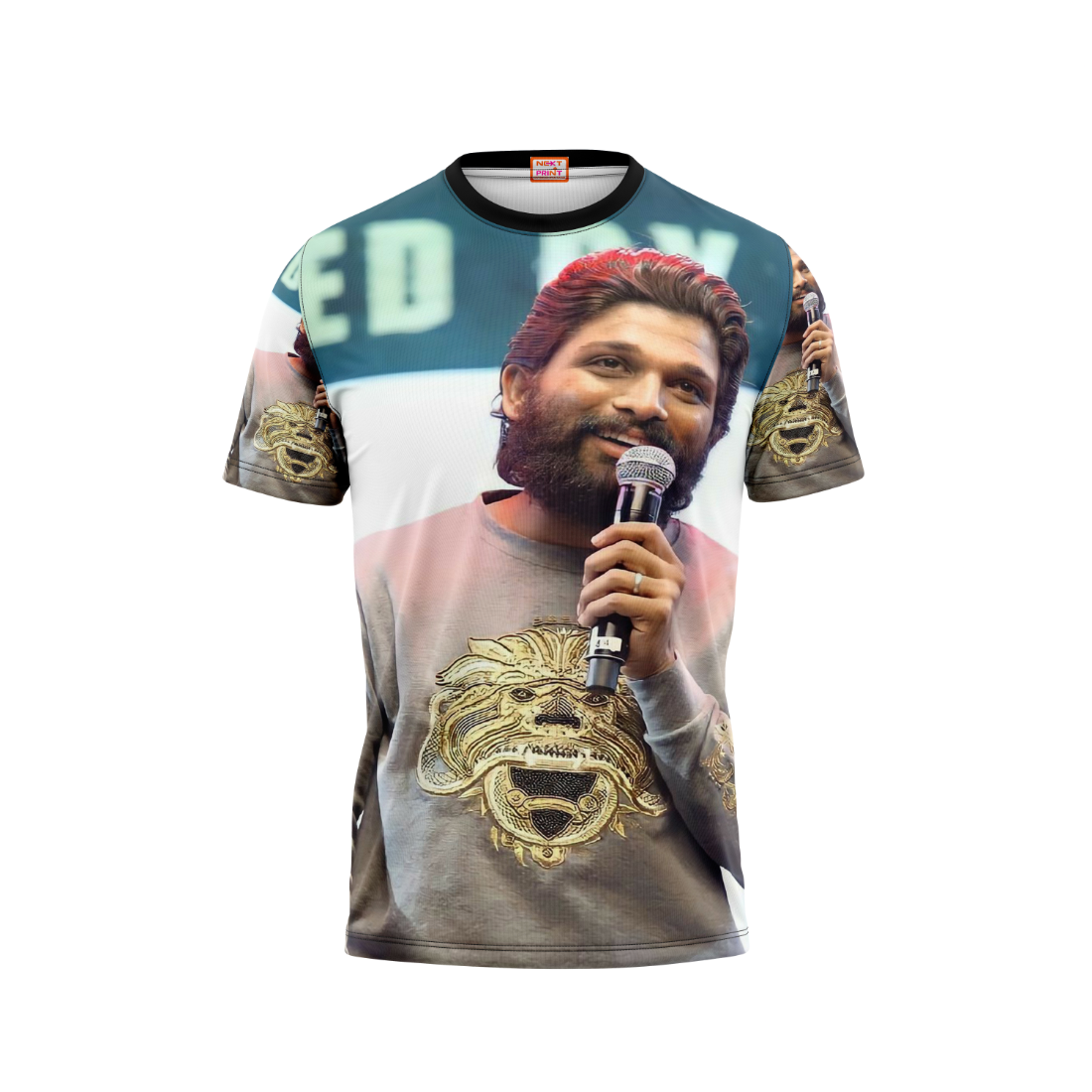 Next Print Allu Arjun Pushpa  Printed T-Shirt.