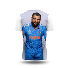 Mohammed Shami Photo Printed T-Shirt.