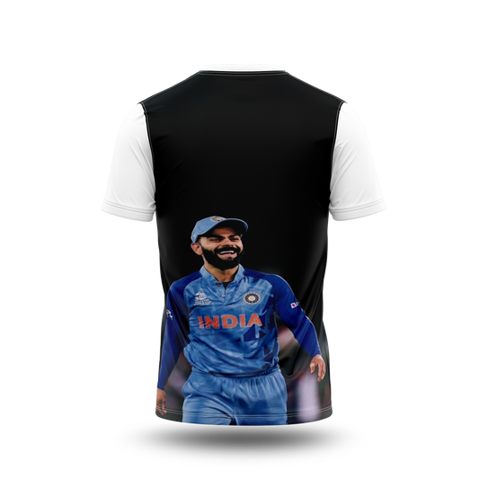 Virat Kohli Photo Printed T-Shirt.