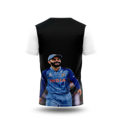 Virat Kohli Photo Printed T-Shirt.