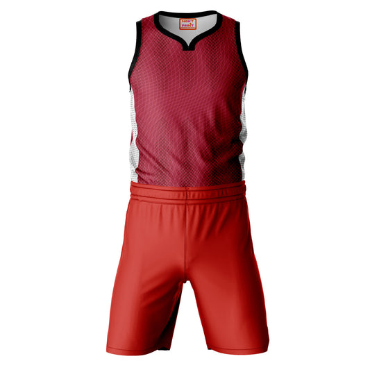 Red Basketball Jaesey With Shorts Nextprintr141
